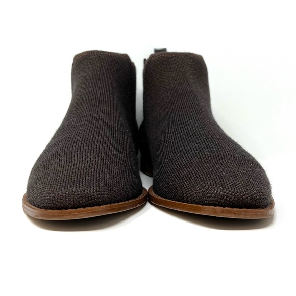 Rothy’s Coco Brown Merino Wool Blend Ankle Boots Booties Size 8.5 - Picture 3 of 10